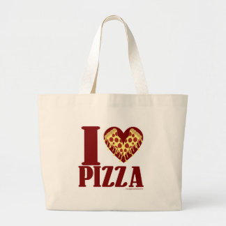 I Liebe Pizza Jumbo Stoffbeutel