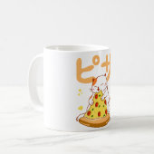 I Liebe Pizza Kaffeetasse (Vorderseite Links)