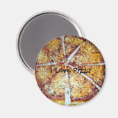 I Liebe Pizza Magnet (Vorderseite/Rückseite)