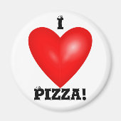 I Liebe Pizza Magnet (Vorne)