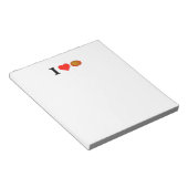 I Liebe Pizza Notizblock (angewinkelt)
