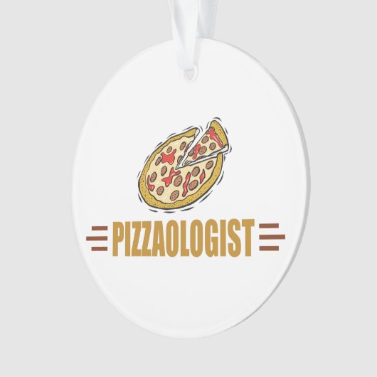 I Liebe Pizza Ornament (Vorderseite)