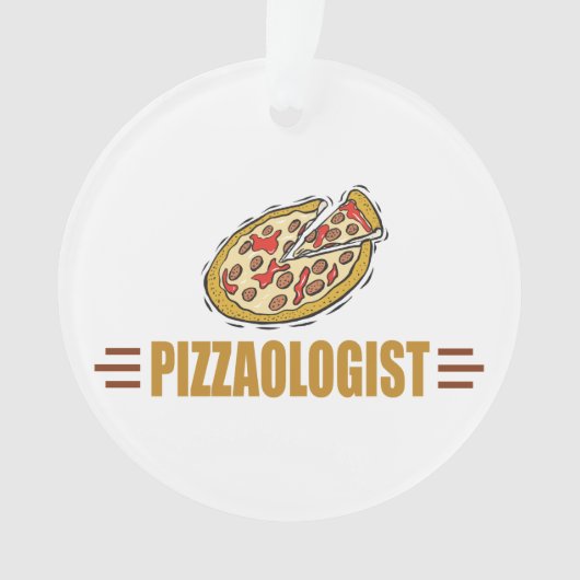 I Liebe Pizza Ornament (Vorderseite)