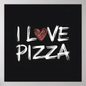 I Liebe Pizza Poster (Vorne)