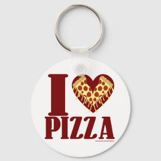 I Liebe Pizza Schlüsselanhänger