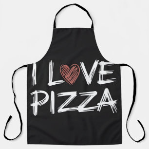 I Liebe Pizza Schürze