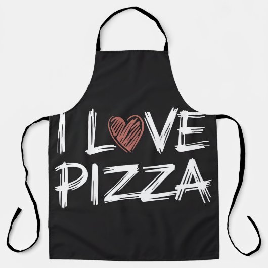 I Liebe Pizza Schürze (Vorderseite)