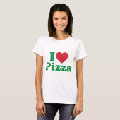 I Liebe Pizza T-Shirt (Vorne ganz)