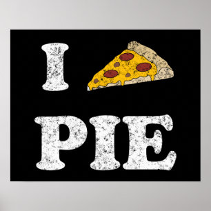 I Liebe-Pizza-Torte Poster