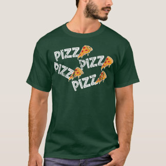 I Liebe Pizza Vintag Retro 70er Fressliebhaber für T-Shirt