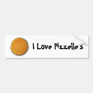 I Liebe Pizzelles Autoaufkleber