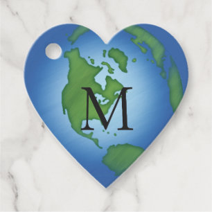 I Liebe Planet Earth Environmental Awareness Custo Geschenkanhänger