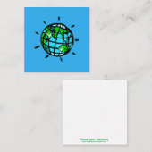 I Liebe Planet EARTH - Unsere einzige Zuhause - Bl Mitteilungskarte (Vorne/Hinten)