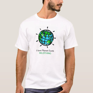 I Liebe Planet Erde - Wildnis - Natur - T-Shirt