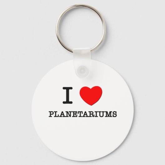 I Liebe Planetarien Schlüsselanhänger (Vorderseite)
