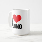 I Liebe Plano Kaffeetasse (Vorderseite Links)