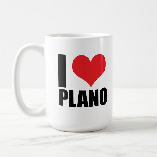 I Liebe Plano Kaffeetasse (Links)