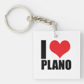 I Liebe Plano Schlüsselanhänger (Vorderseite)