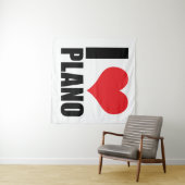 I Liebe Plano Wandteppich (Beispiel (Horizontal))