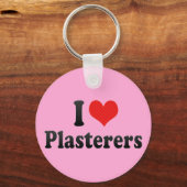 I Liebe Plasterers Schlüsselanhänger (Vorderseite)