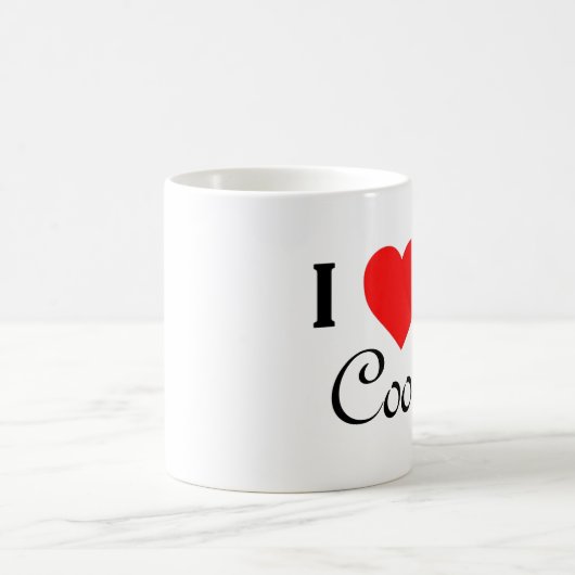 I Liebe-Plätzchen-Kaffee-Tasse Kaffeetasse (Mittel)