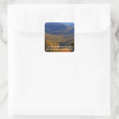 I Liebe platziert Square Sticker (Tasche)