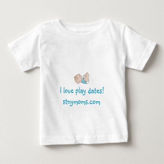 "I Liebe play dates" Shirt - Boy (Vorderseite)
