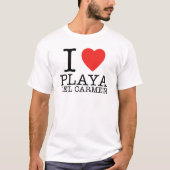 I Liebe Playa del Carmen T-Shirt (Vorderseite)