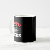 I Liebe Playing S Shuttle Birdie Badminton Kaffeetasse (Vorderseite Links)