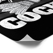 I Liebe Playing S Shuttle Birdie Badminton Poster (Ecke)