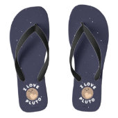 I Liebe Pluto Badesandalen (Fußbett)