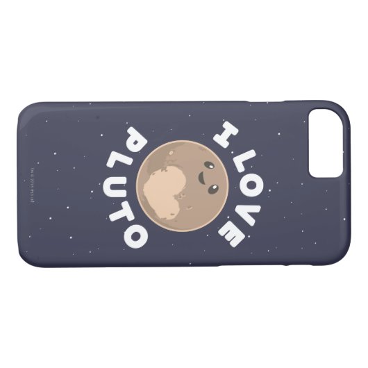 I Liebe Pluto Case-Mate iPhone Hülle (Rückseite (Horizontal))