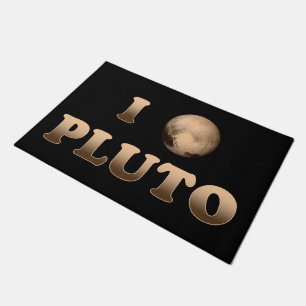 I Liebe Pluto Fußmatte