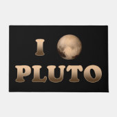 I Liebe Pluto Fußmatte (Vorderseite)