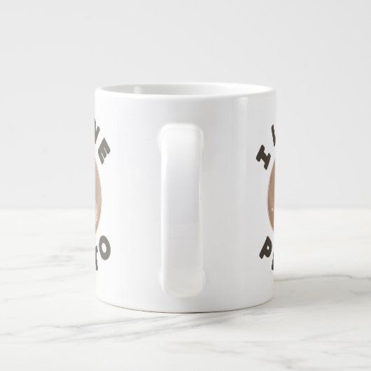 I Liebe Pluto Jumbo-Tasse (Rückseite)