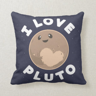 I Liebe Pluto Kissen