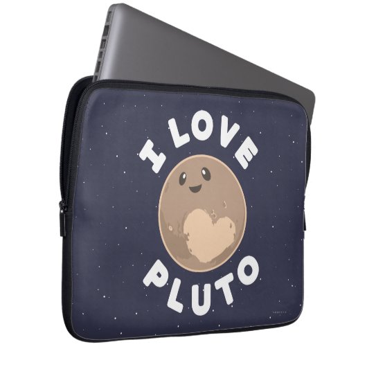 I Liebe Pluto Laptopschutzhülle (Vorne Rechts)