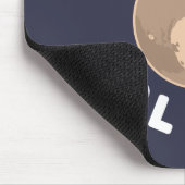 I Liebe Pluto Mousepad (Ecke)