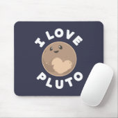 I Liebe Pluto Mousepad (Mit Mouse)