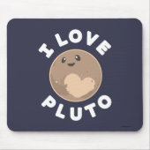 I Liebe Pluto Mousepad (Vorne)