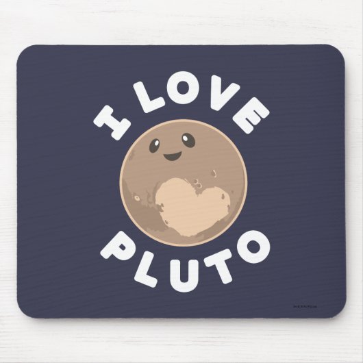 I Liebe Pluto Mousepad (Vorne)