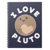 I Liebe Pluto Notizblock (Vorderseite)