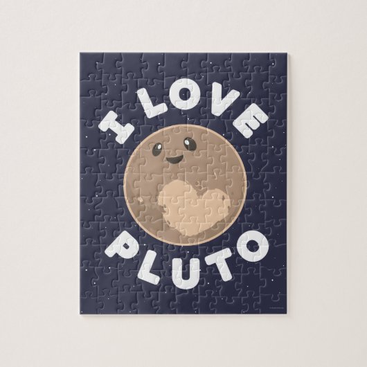 I Liebe Pluto Puzzle (Vertikal)