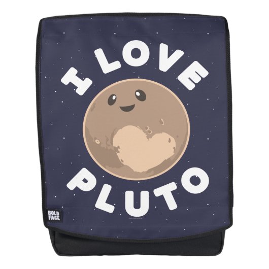 I Liebe Pluto Rucksack (Vorderseite)