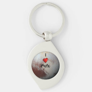 I Liebe Pluto Schlüsselanhänger