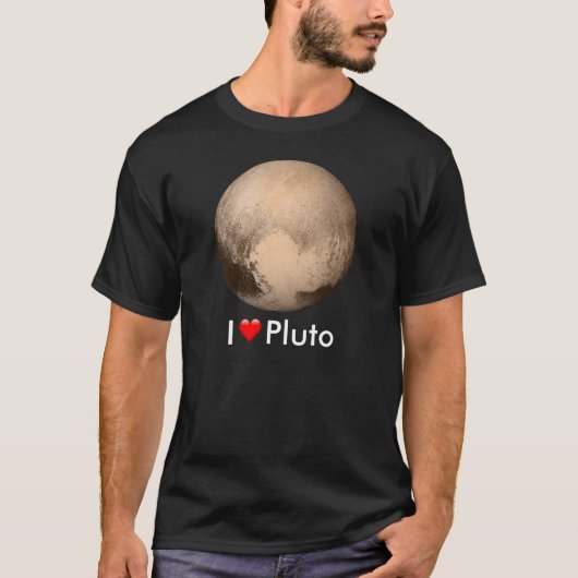 I Liebe Pluto T-Shirt (Vorderseite)