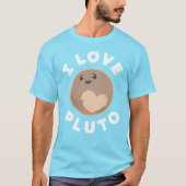 I Liebe Pluto T-Shirt (Vorderseite)