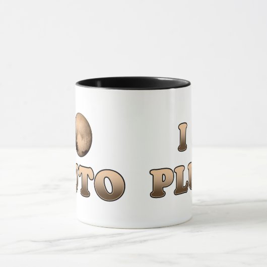 I Liebe Pluto Tasse (Zentrum)