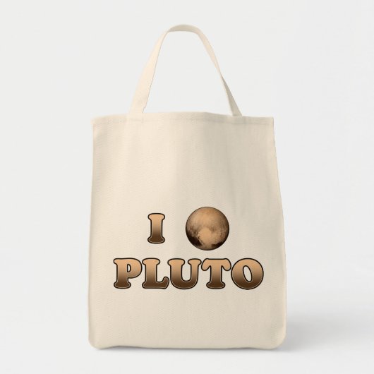 I Liebe Pluto Tragetasche (Vorne)