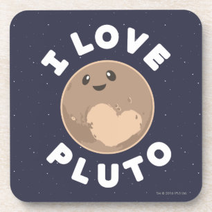 I Liebe Pluto Untersetzer